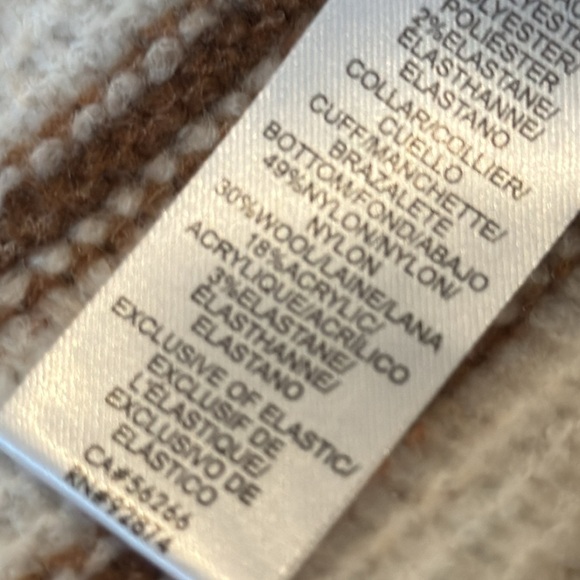 SPLENDID Walnut Striped Sequin Detail Maisie Crewneck Sweater Women's sw… - Picture 8 of 8